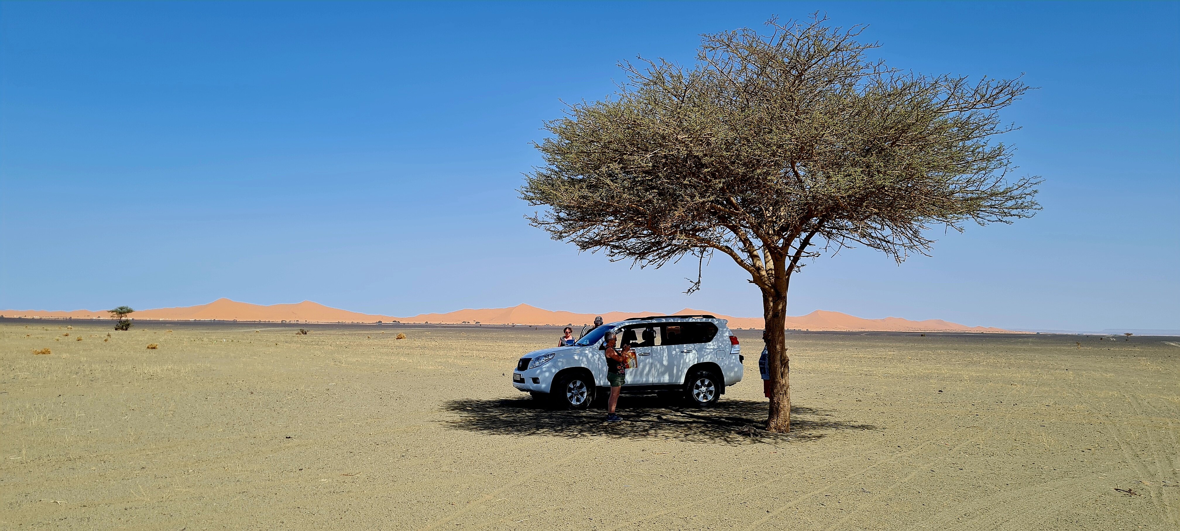 jeep carro en una excursión al desierto de marruecos